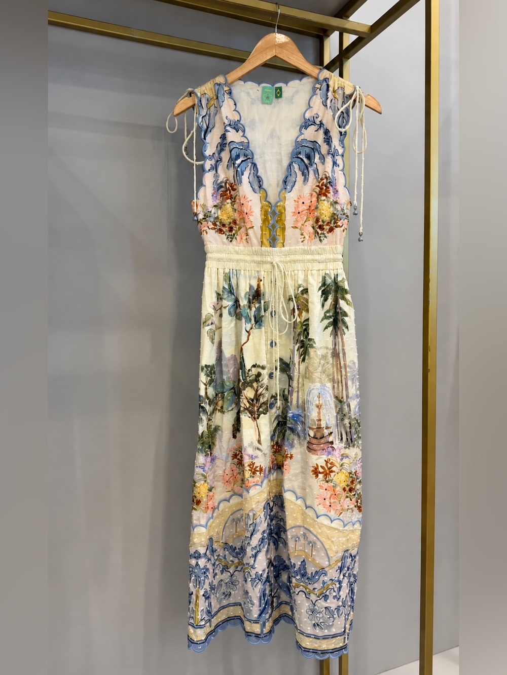 FARM Rio Limited Edition Tropical Midi Dress Size M – Fits S/M